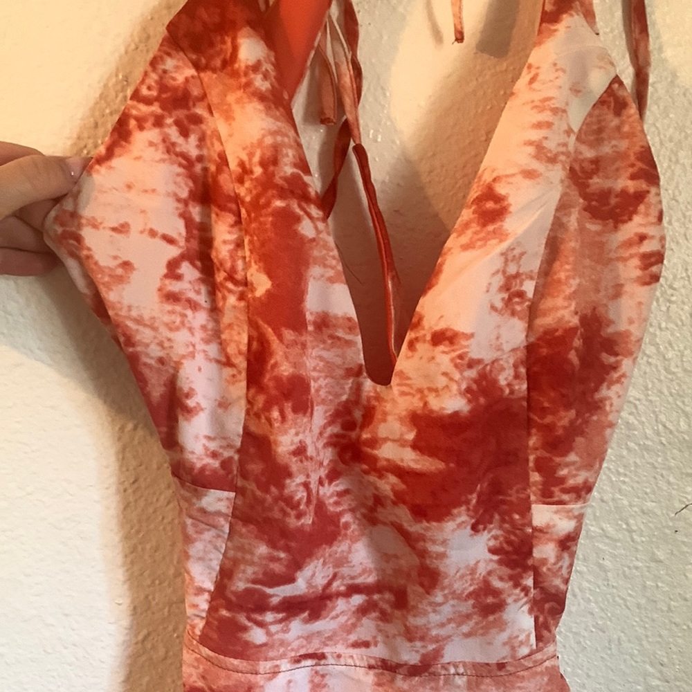 Large full length halter dress. New with tags.